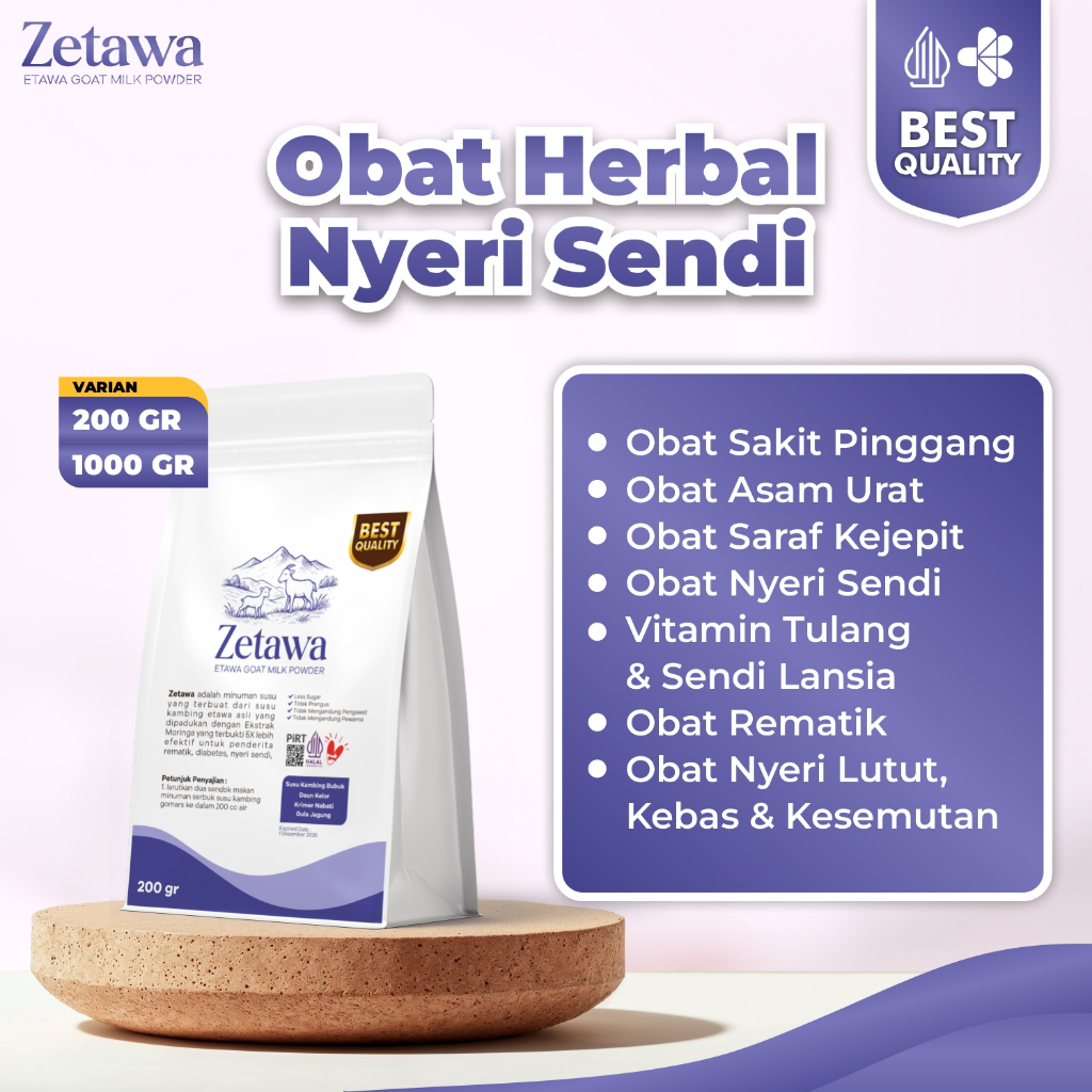 

Susu Zetawa Original Atasi Nyeri Sendi & Tulang Rendah Gula Mengatasi Nyeri Sendi Asam Urat Rematik