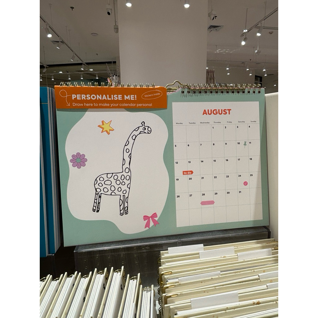 

Flying Tiger Kids Personalize Calendar - Kalendar Mewarnai
