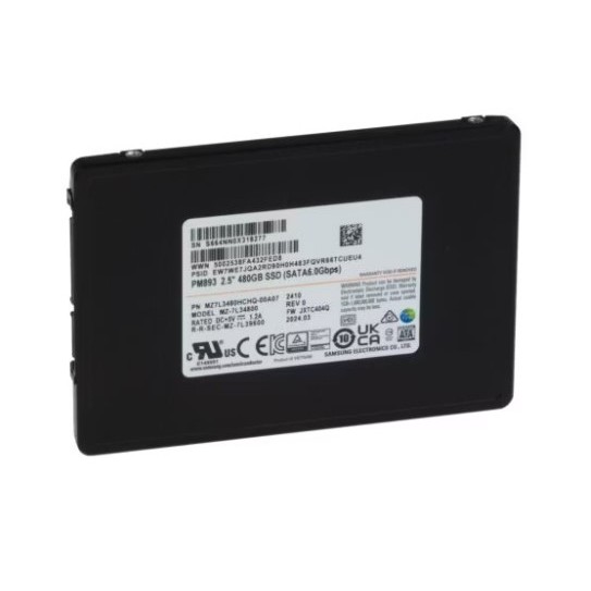 Samsung PM893 2.5” 480GB SSD (SATA6.0Gbps)