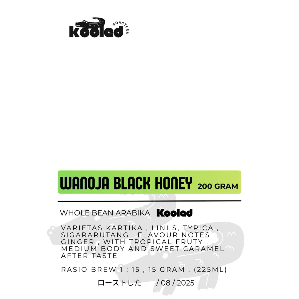 

BIJI KOPI SINGLE ORIGIN WANOJA BLACK HONEY