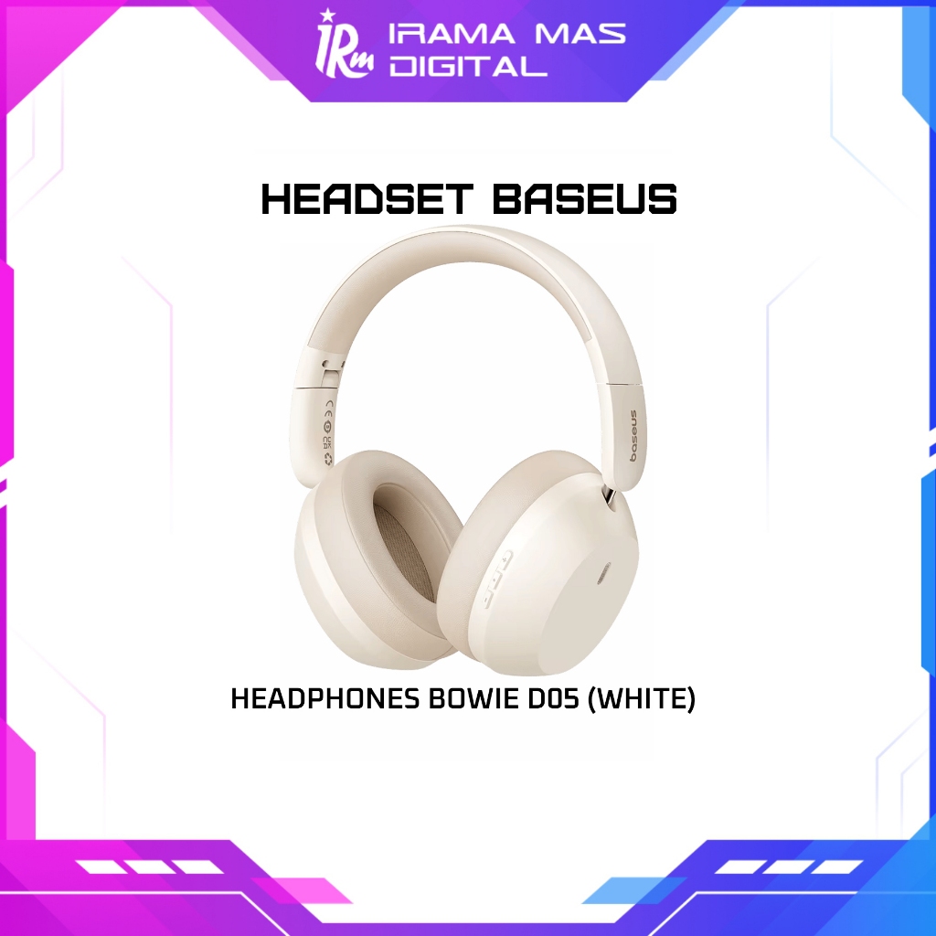 HEADSET BASEUS - HEADPHONES BOWIE D05 (WHITE)