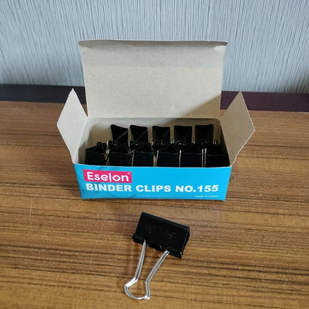 

Binder Clips Eselon No.155 (per 1 kotak kecil)