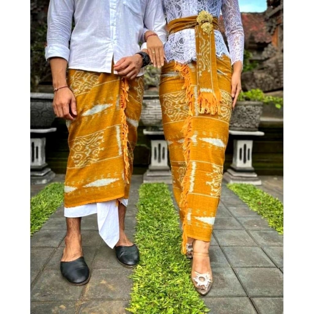 PAKAIAN ADAT BALI COUPLE SET BLANKET//SAPUT DAN UDENG//KAMEN SAJA//SAPUT SAJA//KAMEN DAN SLENDANG