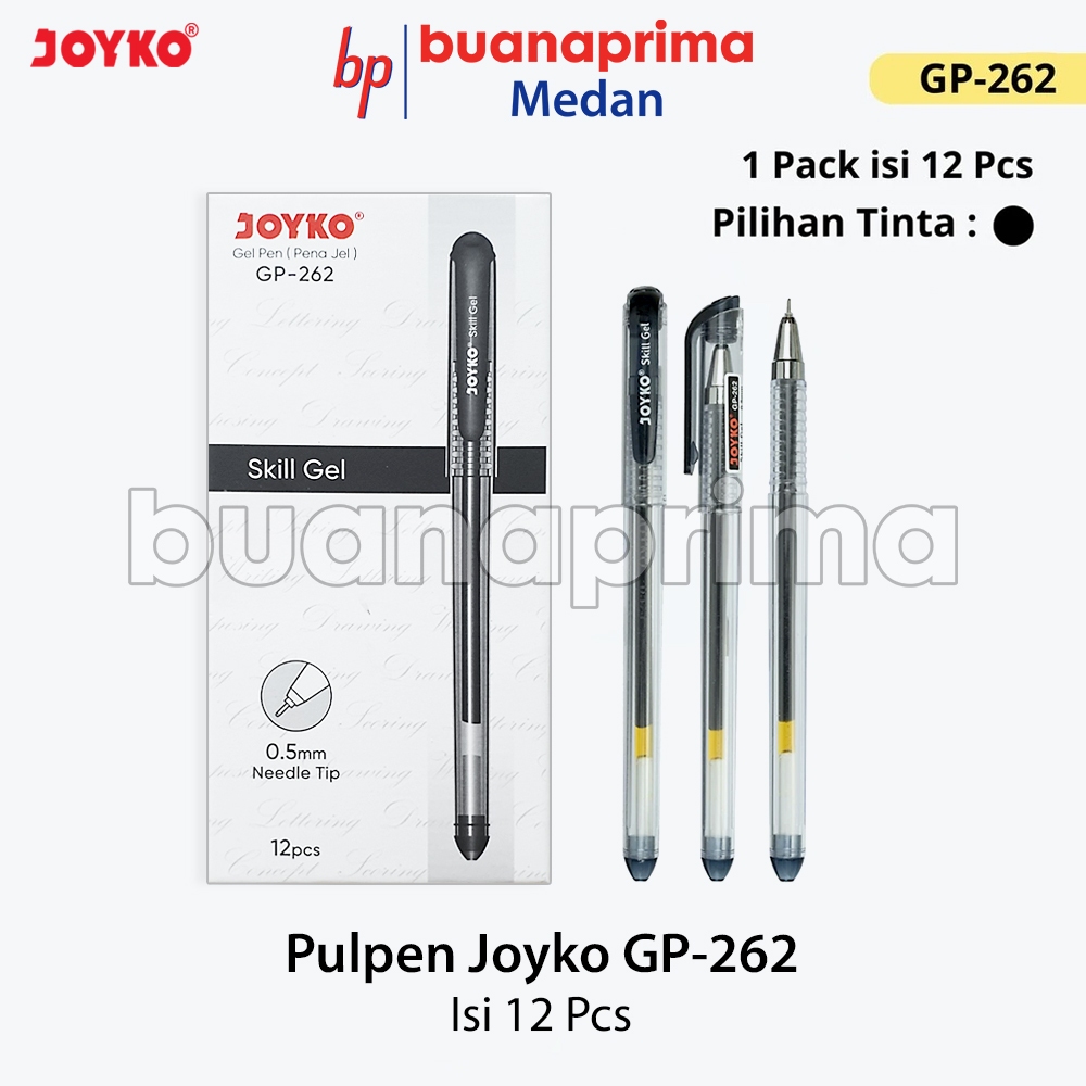 PULPEN JOYKO GP-262 Skill Gel 1 Box isi 12 pcs Pena Pen Cair