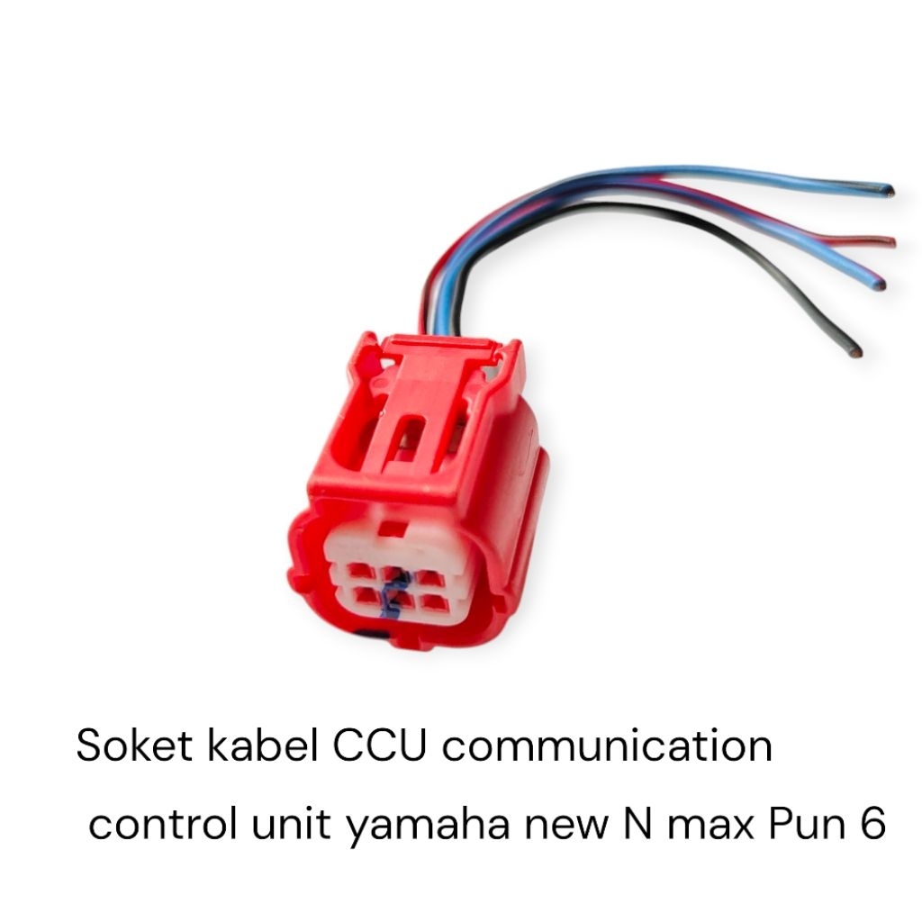 Soket Kabel CCU Communication control Unit Yamaha New N Max Pin 6