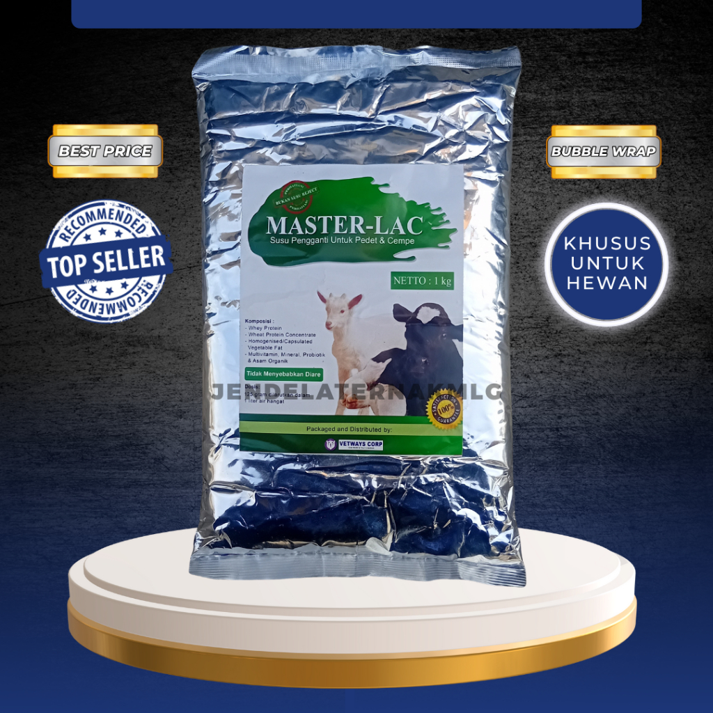 MASTER LAC DAN NUTRINOS 1 KG - Susu Pengganti Indukan Pilihan Untuk  Hewan Ternak.