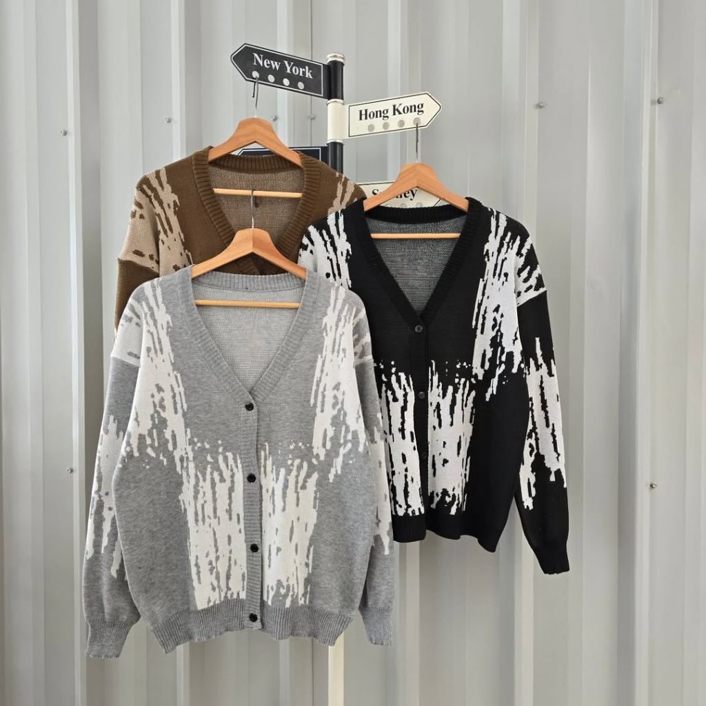 Cardigan Rajut Knit Pria dan Wanita Korean Style