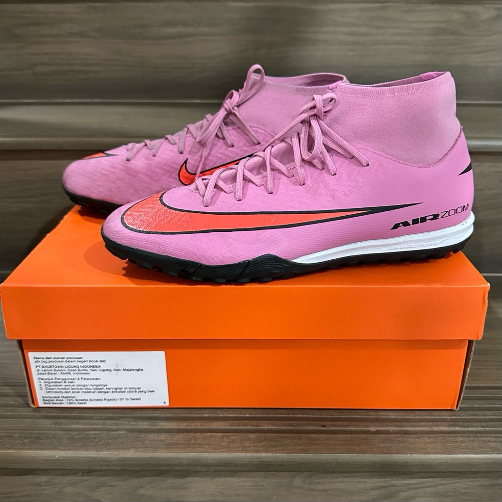 SEPATU BOLA NIKE ZM SUPERFLY 10 ACADEMY TF SECOND ORIGINAL MURAH / dijual sepatu bola nike / nike zm