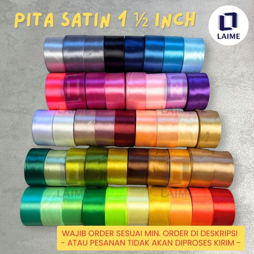 

Pita Satin 1 1/2 Inch - 1.5 inch 1,5 inch 4cm 4 cm