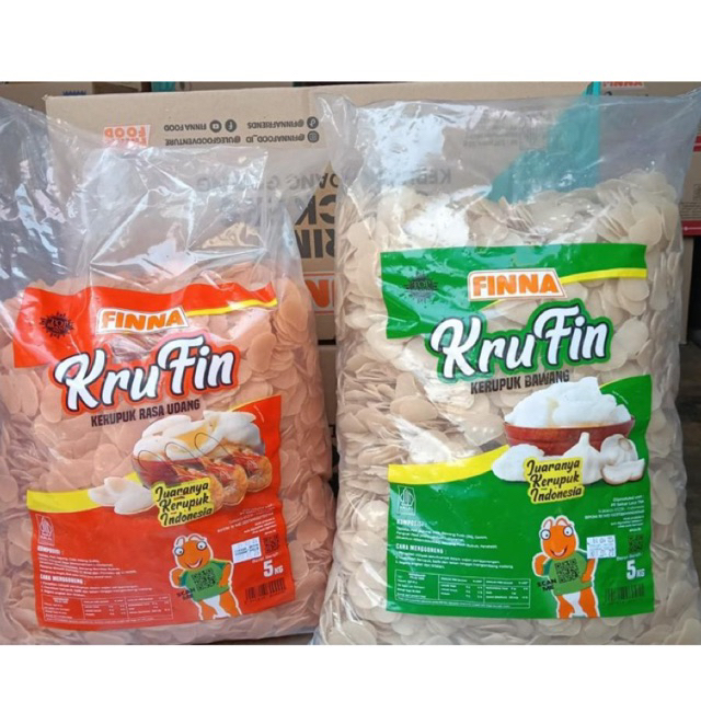 

KRUFIN (kerupuk finna) rasa udang dan rasa bawang 5kg