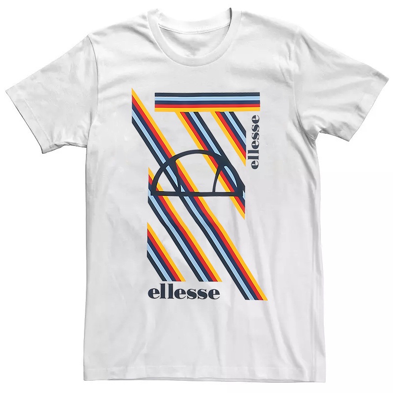 Kaos Pria Ellesse Marotta Katun Unisex Biasa