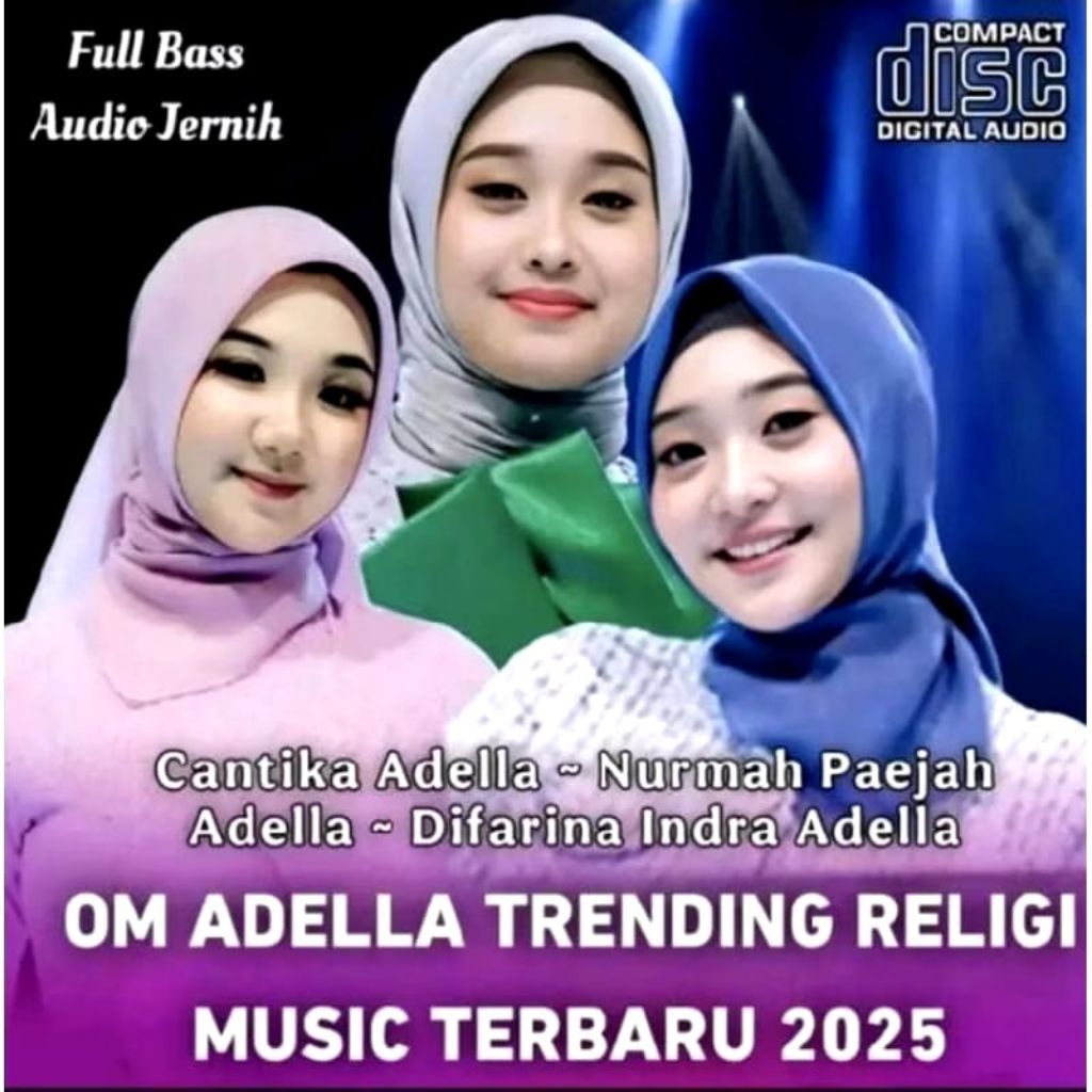 KASET LAGU ADELLA FULL ALBUM RELIGI - KASET CD LAGU DANGDUT RELIGI - KASET LAGU MOBIL - KASET CD LAG