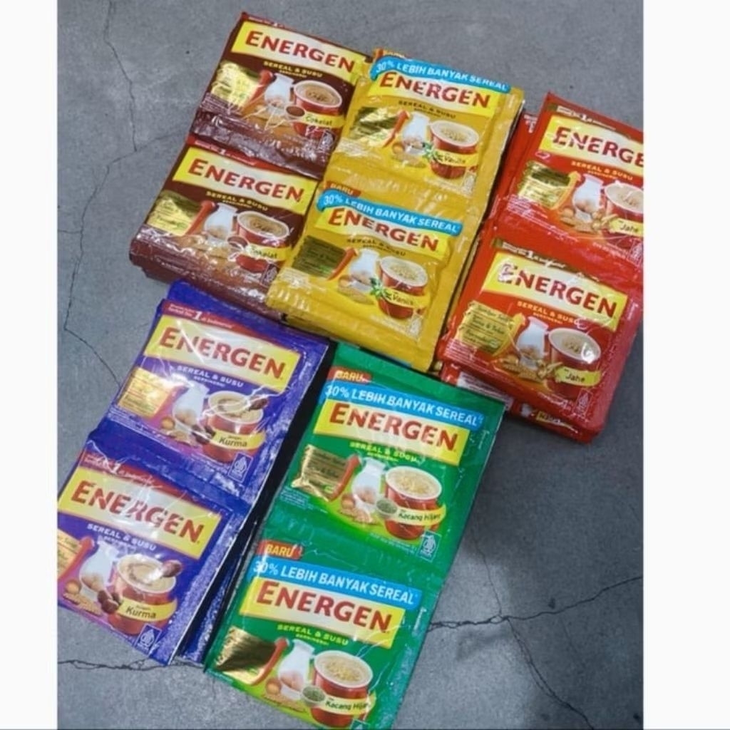 

Energen Sereal dan Susu / Minuman Energen Sereal 30 gram cocok untuk sarapan kaliam isi 10 pcs PROMO HARGA SPECIAL