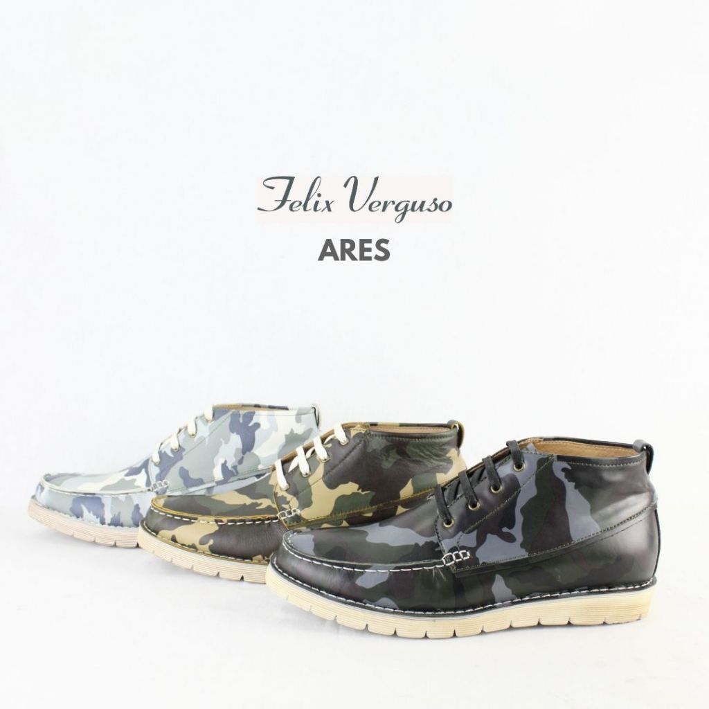 SEPATU BOOTS PRIA FELIX VERGUSO - ARES (REJECT)