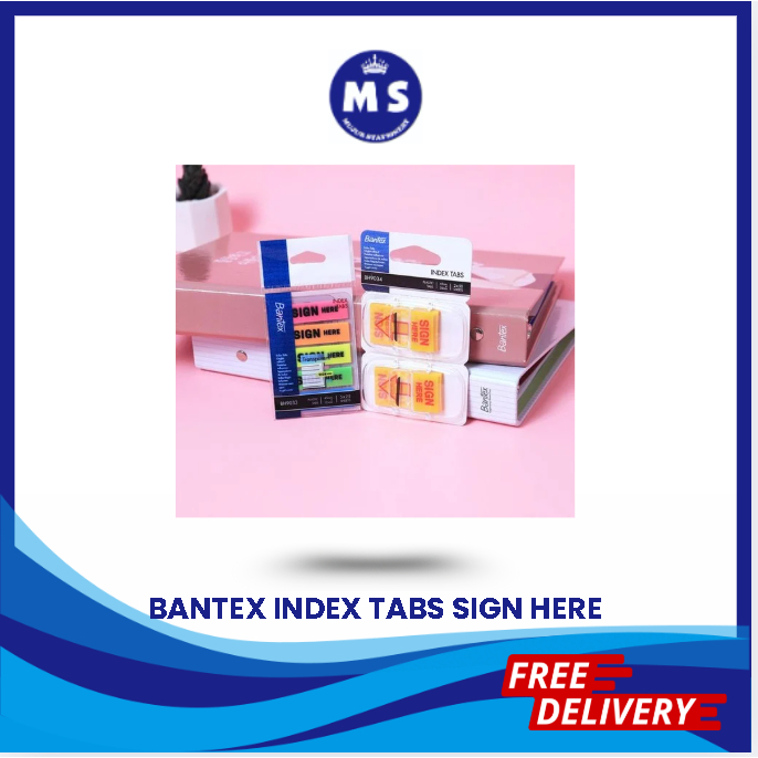 

BANTEX INDEX TABS SIGN HERE BH90XX