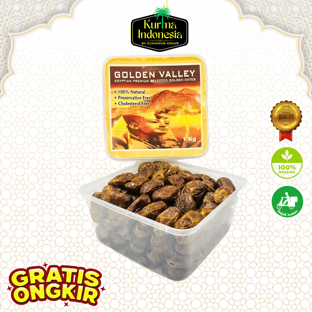 

kurma mesir madu premium / kurma mesir madu 1 kg premium / Kurma Golden Valley - Kurma Indonesia