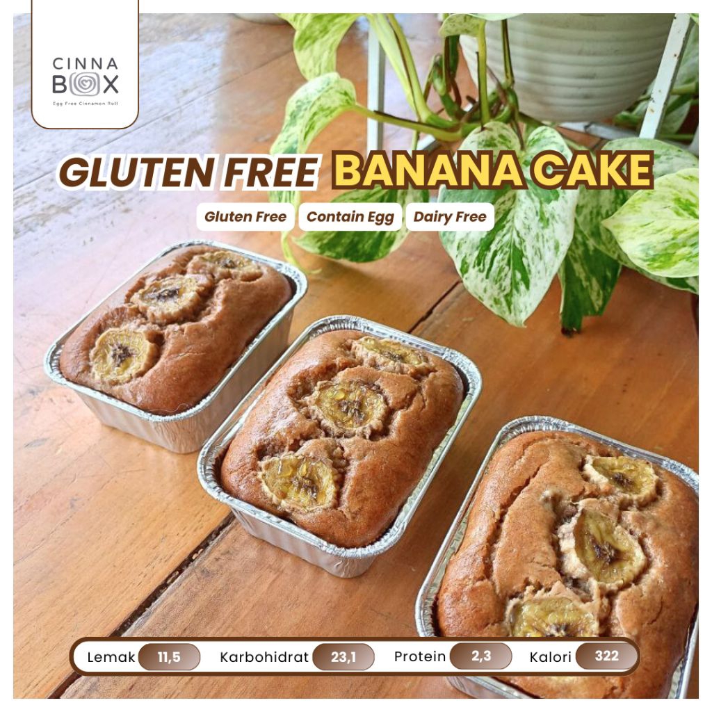 

Gluten Free Banana Personal Cake