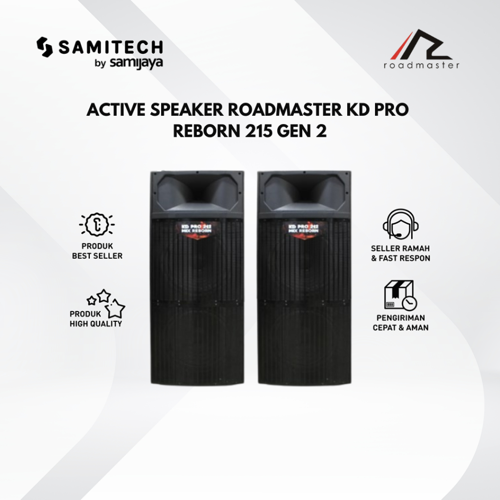 SPEAKER AKTIF ROADMASTER KD PRO REBORN 215 GEN 2 BERGARANSI RESMI