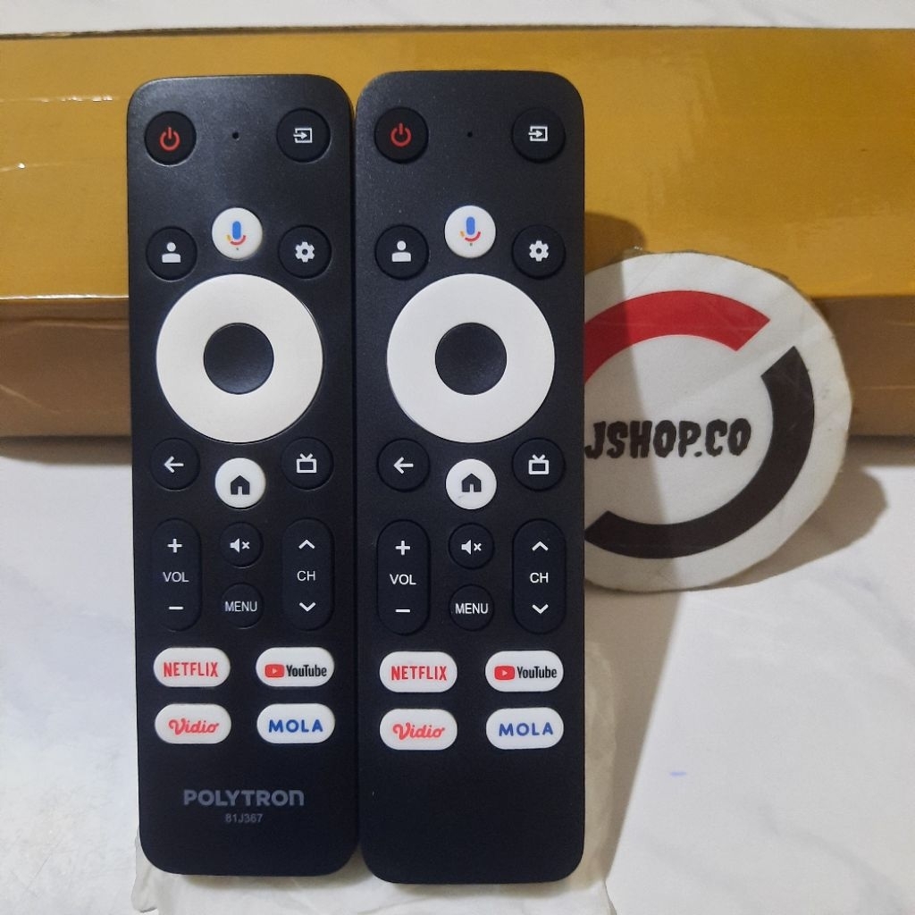 REMOTE/REMOT TV LCD LED POLYTRON 81J367 PLD 32RG9058 PLD 32TG9055 PLD 43RG9059 SMART TV ANDROID BLUE