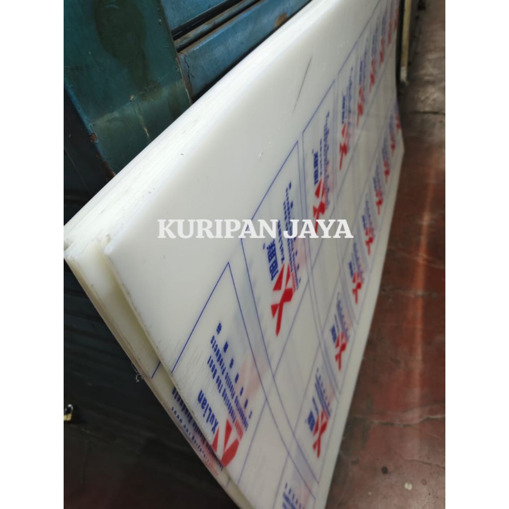Nylon Sheet lembaran HDFE 4mm x 100cm x 200cm / Nylon Lembaran Polypropylene