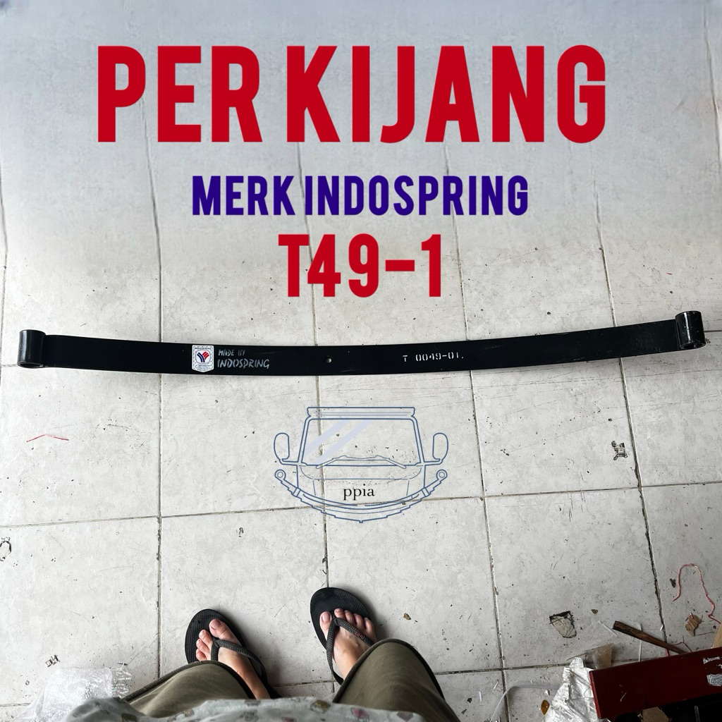 Per kijang nomor 1 T49-01 merk Indospring / per babok kijang / babon per kijang / per daun kijang no