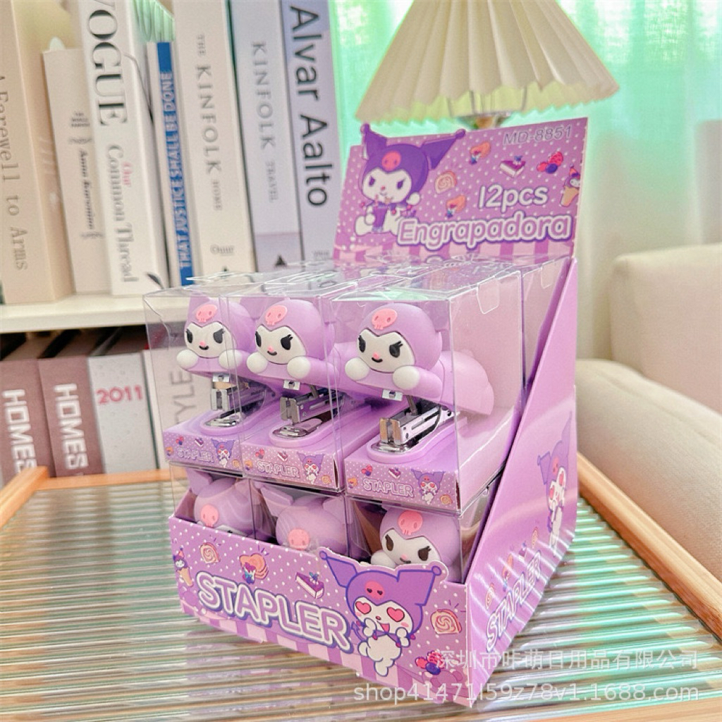 

Stapler / Staples Karakter Kartun Stitch, Capybara, Hello Kitty, Panda, Kuromi