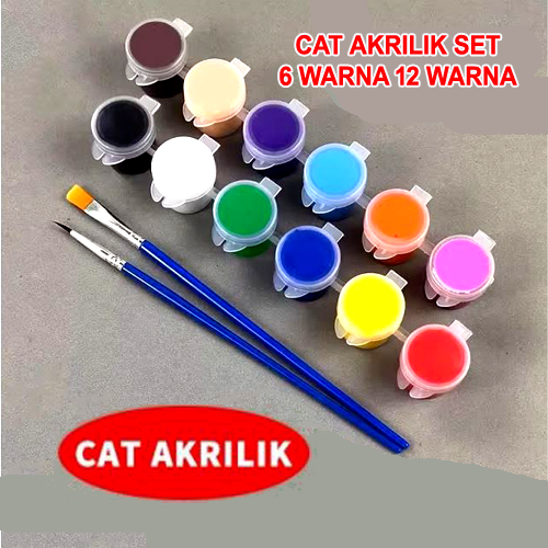 

CAT AKRILIK CAT LUKIS AKRILIK MINI UKURAN 3 ML WARNA TERANG