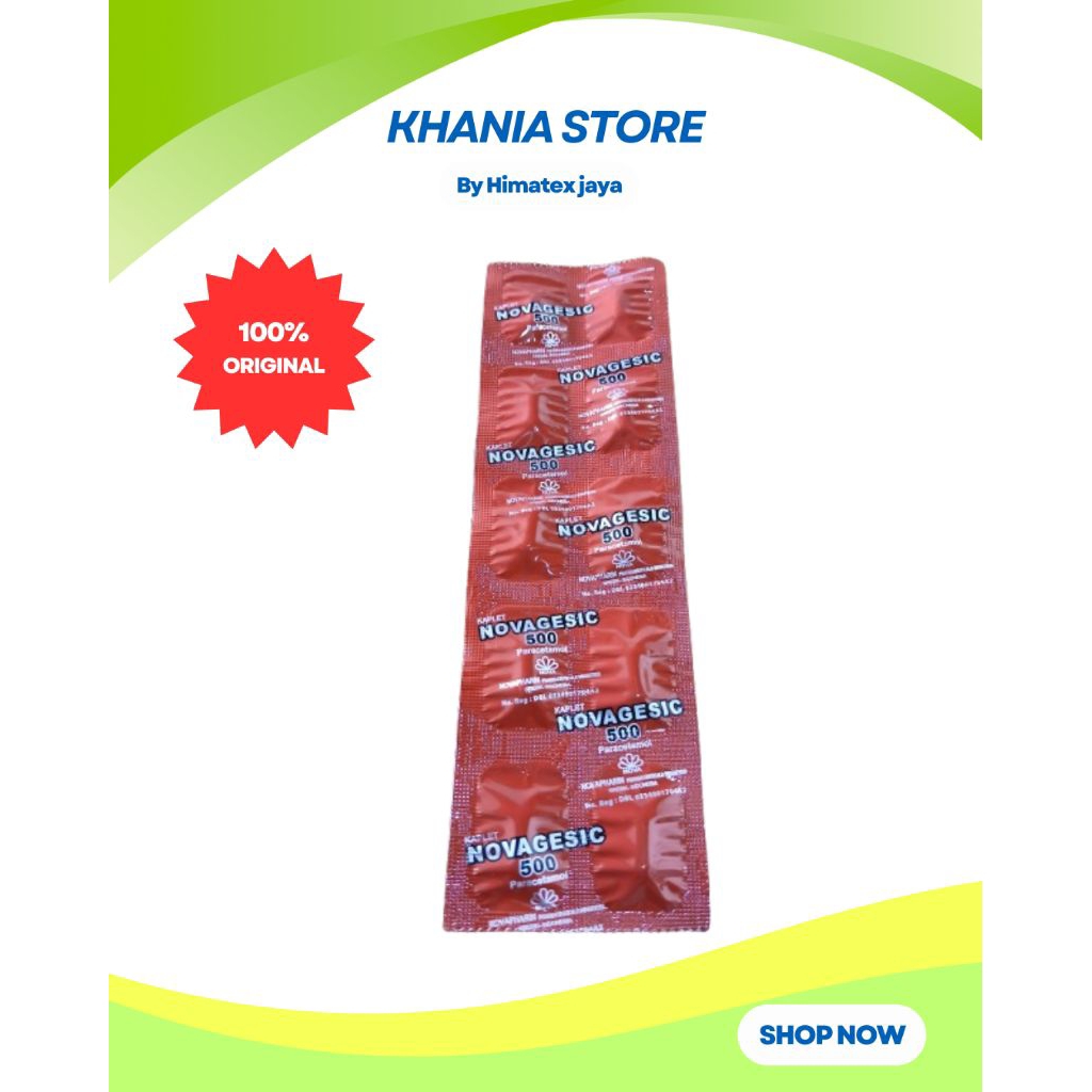 Novagesic paracetamol obat demam dan sakit kepala
