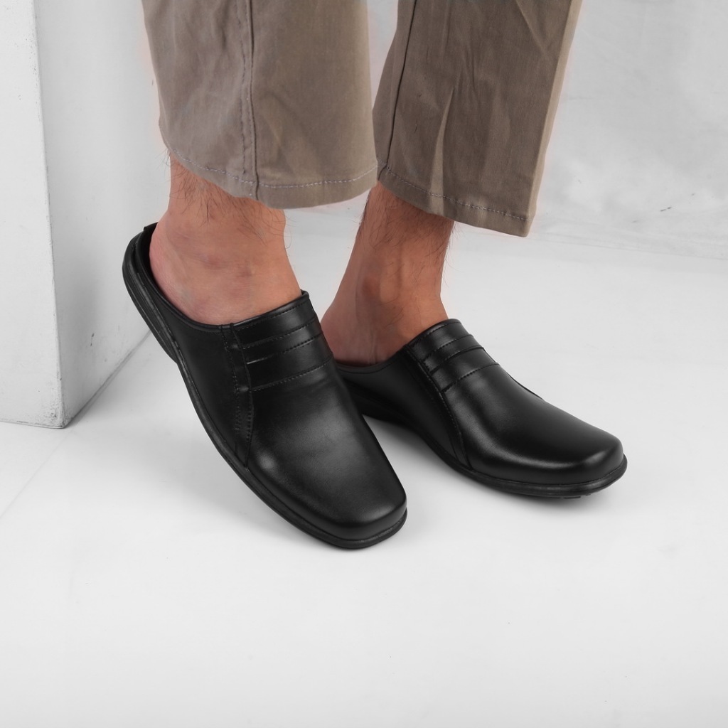 RAFANELLI...sepatu sendal bustong pria kulit sepatu bustong pria kulit asli sepatu slip on bustong p