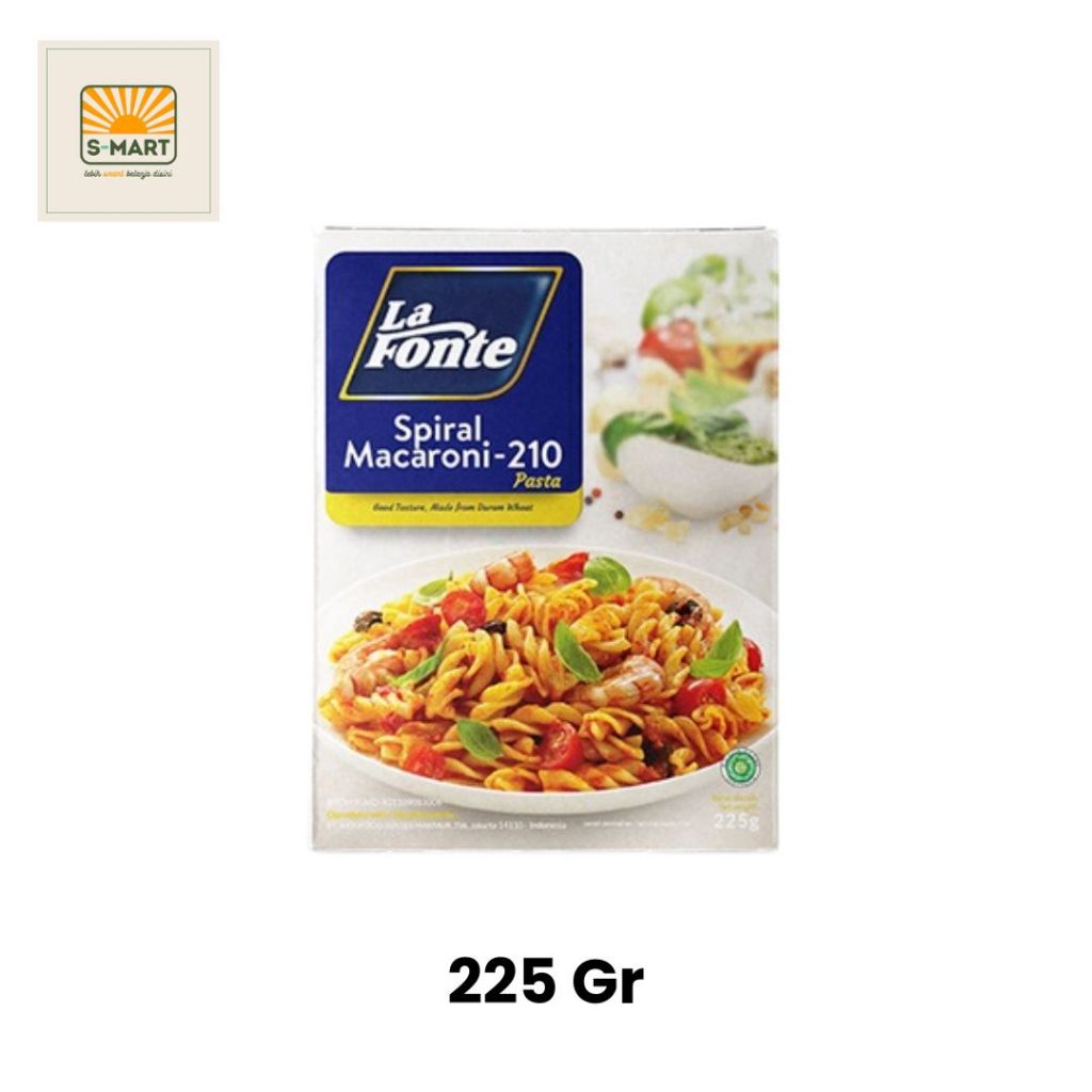 

LA FONTE SPIRAL MACARONI 225 GR