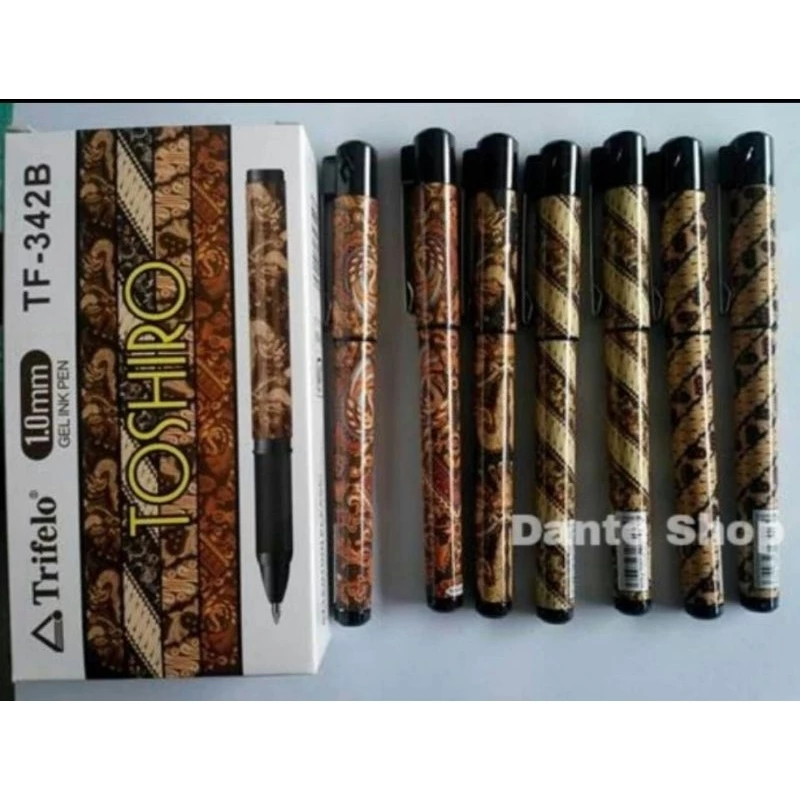

Pulpen Gel Sign Pen Batik Trifelo Toshiro TF-342B - Satuan