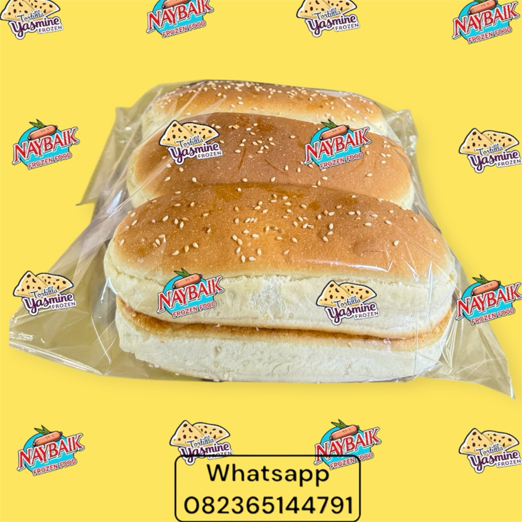 

roti sosis panjang 18cm isi 6pcs