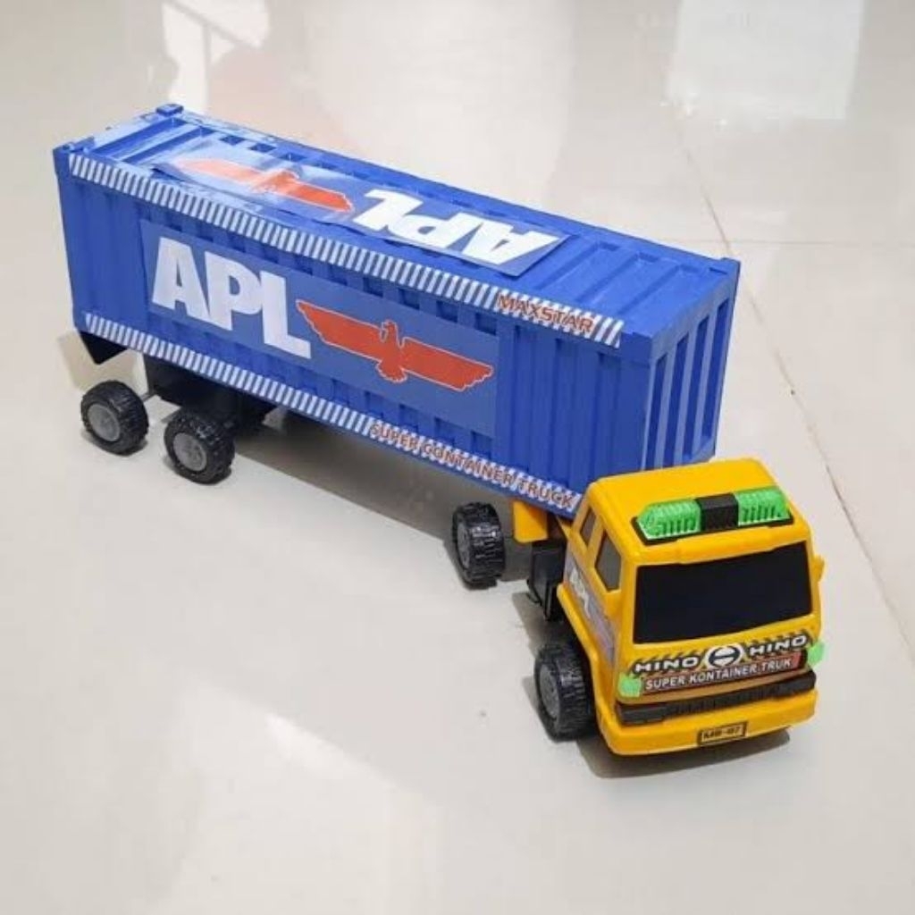 Mainan Truk Kontainer Mainan Anak Mobil Truk Panjang