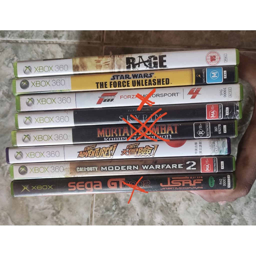 Kaset xbox 360 bd xbox 360 second original