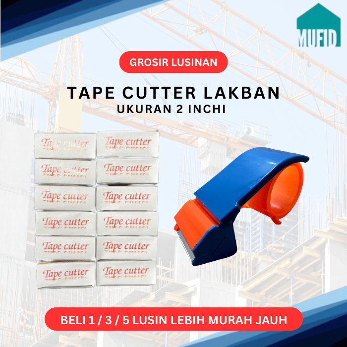 

GROSIR LUSIN Tempat Dispenser Cutter Tape Lakban Ukuran 2inch
