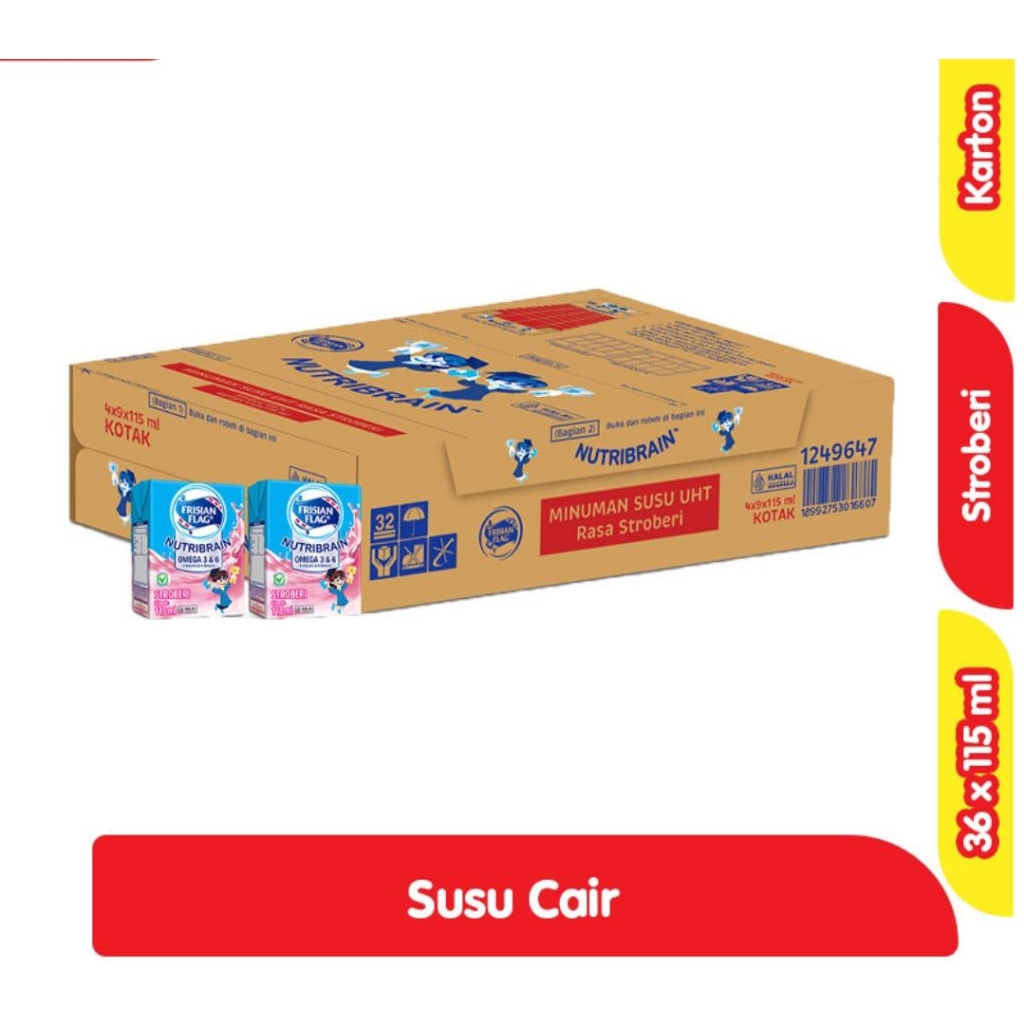

FRISIAN FLAG NUTRIBRAIN 110ML PER PACK DAN PER KOTAK