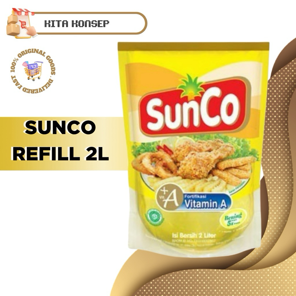 

MINYAK SUNCO KEMASAN REFILL POUCH 2L