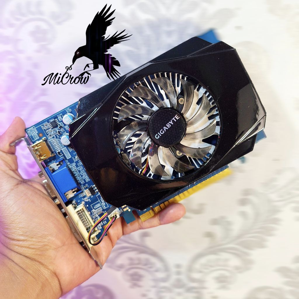 VGA Nvdia GT 730 2gb 128bit DDR3 DX 12 NonPin Power Libas Gaming GTA V Valorant Pes dll