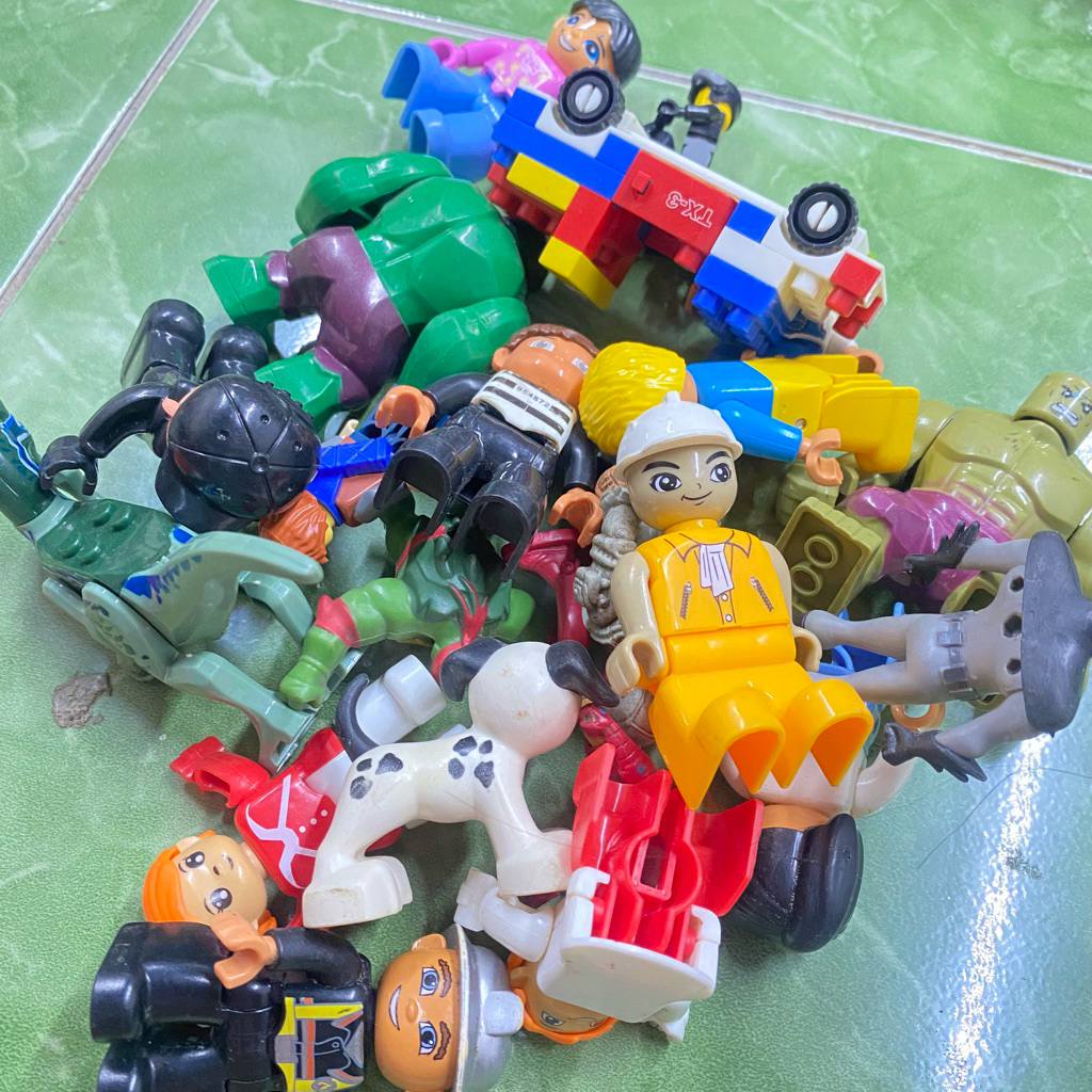Mainan Figure Lego, Kendaraan Lego, Hewan Lego Preloved Murah