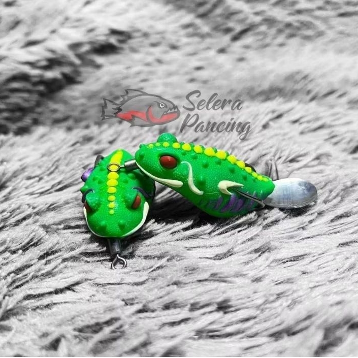 Soft Frog Thailand 3D model TYREx umpan pancing lure casting gabus toman dan predator