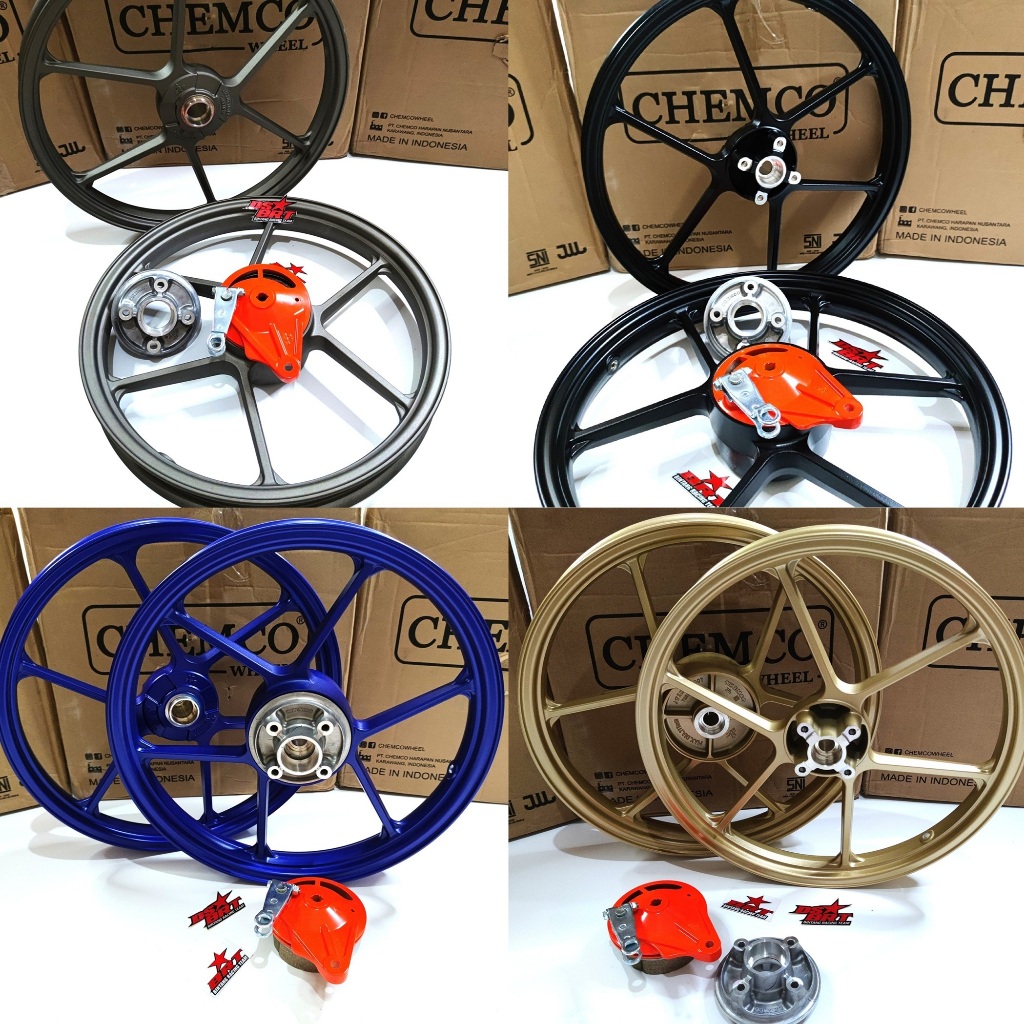 Velg BRT CHEMCO Racing 160 185 RING 17 HONDA BLADE REVO KARISMA SUPRA X 125 GRAND SUPRA FIT WIN