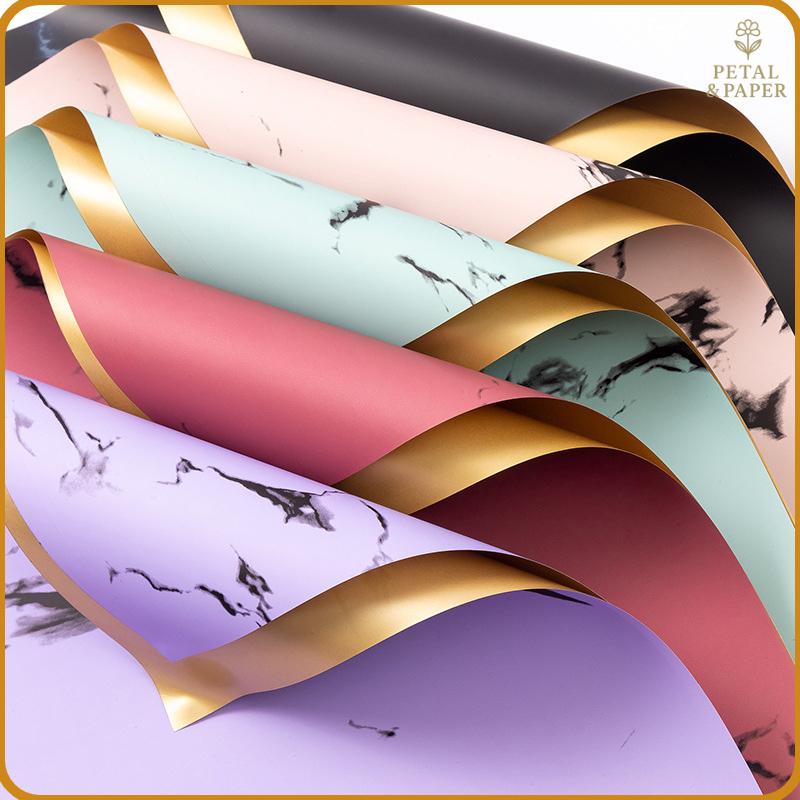 

Kertas Buket Bunga Gold Marble Buket Bunga Flower Wrapping Cellophane Marble Buket KB6105