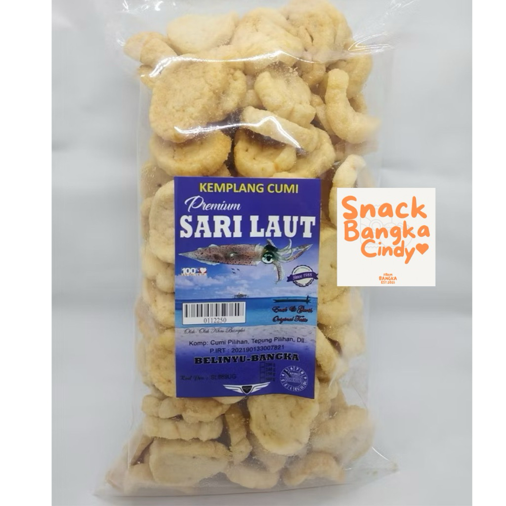

Kerupuk Kemplang Premium Cumi Goreng Sari Laut Snack Bangka
