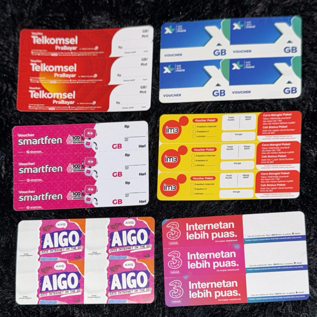 Voucher Kosong All Operator