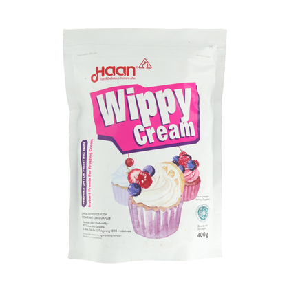 

HAAN WHIPPING CREAM (POUCH/BOX) 400 GRAM