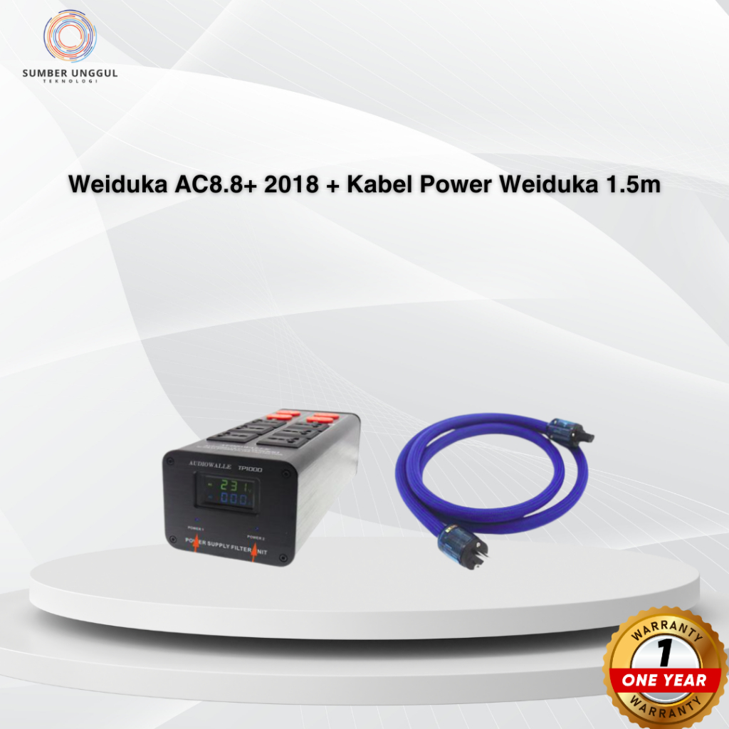 Weiduka AC8.8+ 2018 + Kabel Power Weiduka 1.5m