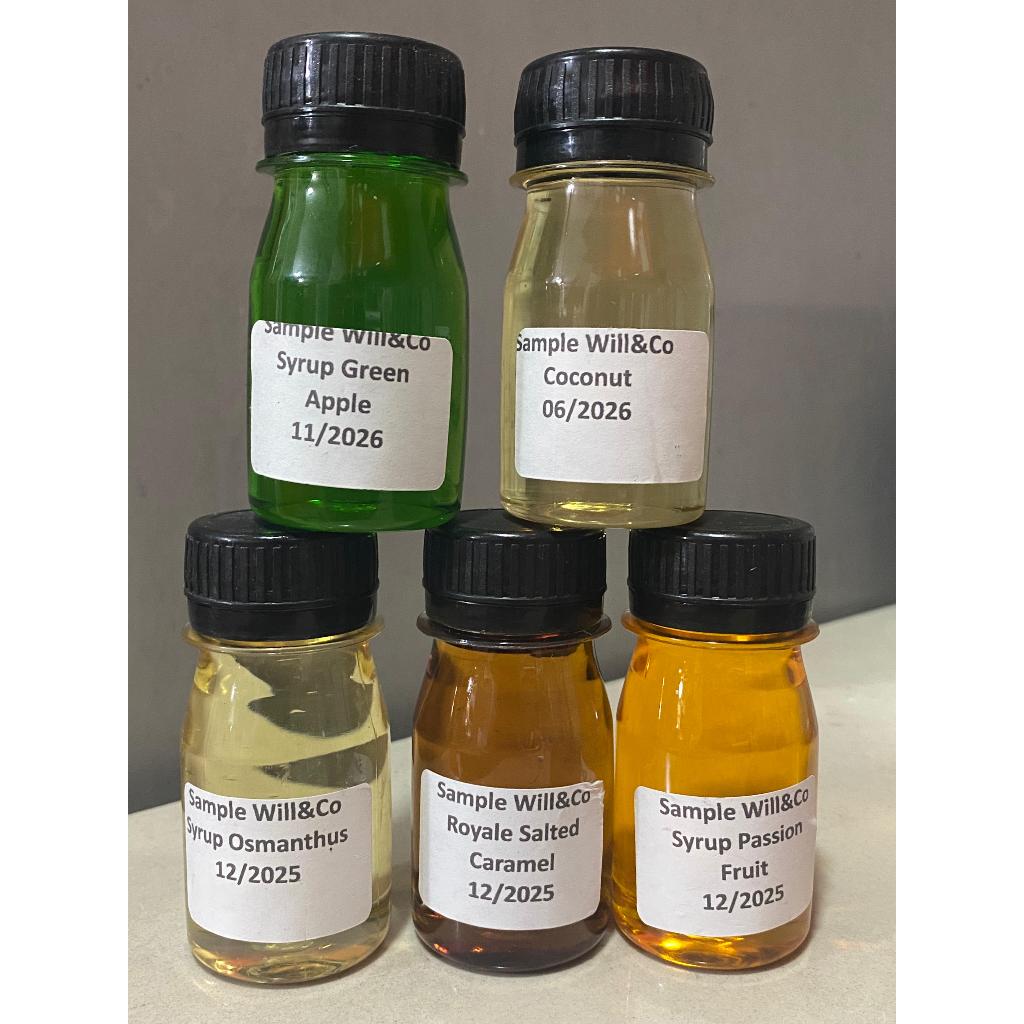 

All Variant Sample Will&Co Syrup 50 ml | Sirup Will & Co 50 ml