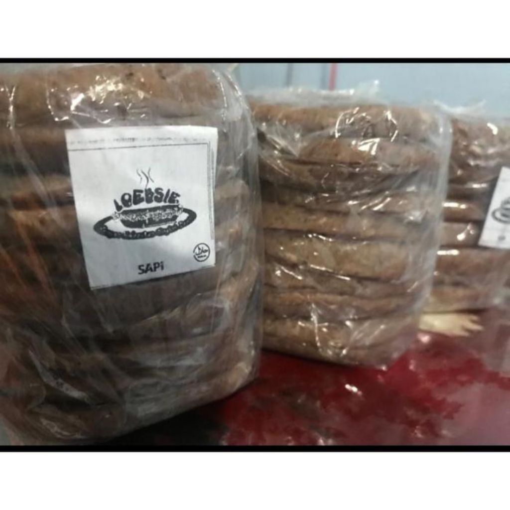 

Loebsie Patty Chicken Burger Jumbo 700 gr / Daging Burger Rasa Ayam 700 gr isi 10 pcs (Frozen Food)