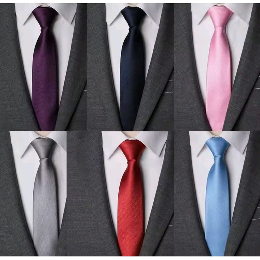 DASI INSTANT ZIPPER DASI SALUR HALUS SIAP PAKAI DASI RESLETING MERAH