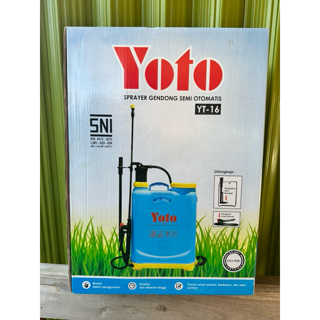 SPRAYER MANUAL - Tangki Manual Yoto 16 Liter - YOTO YT-16